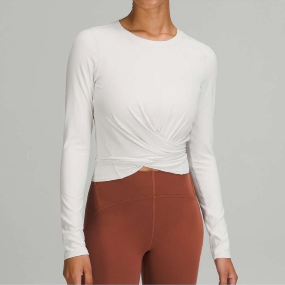 Lululemon Time to Restore Nulu Long Sleeve Shirt
White Opal | 8